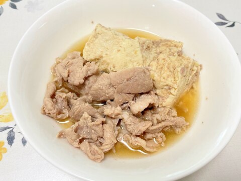 フードロス対策!冷凍保存した豆腐を使った肉豆腐